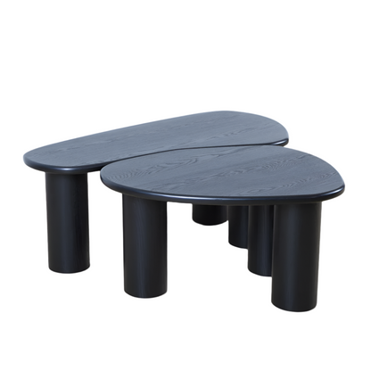 irregular shape coffee table set