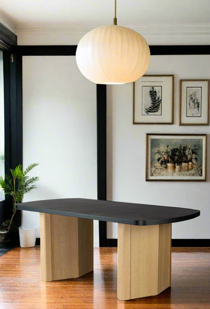 mid century modern dining table