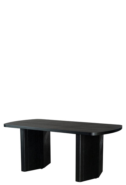 black dining table for 6