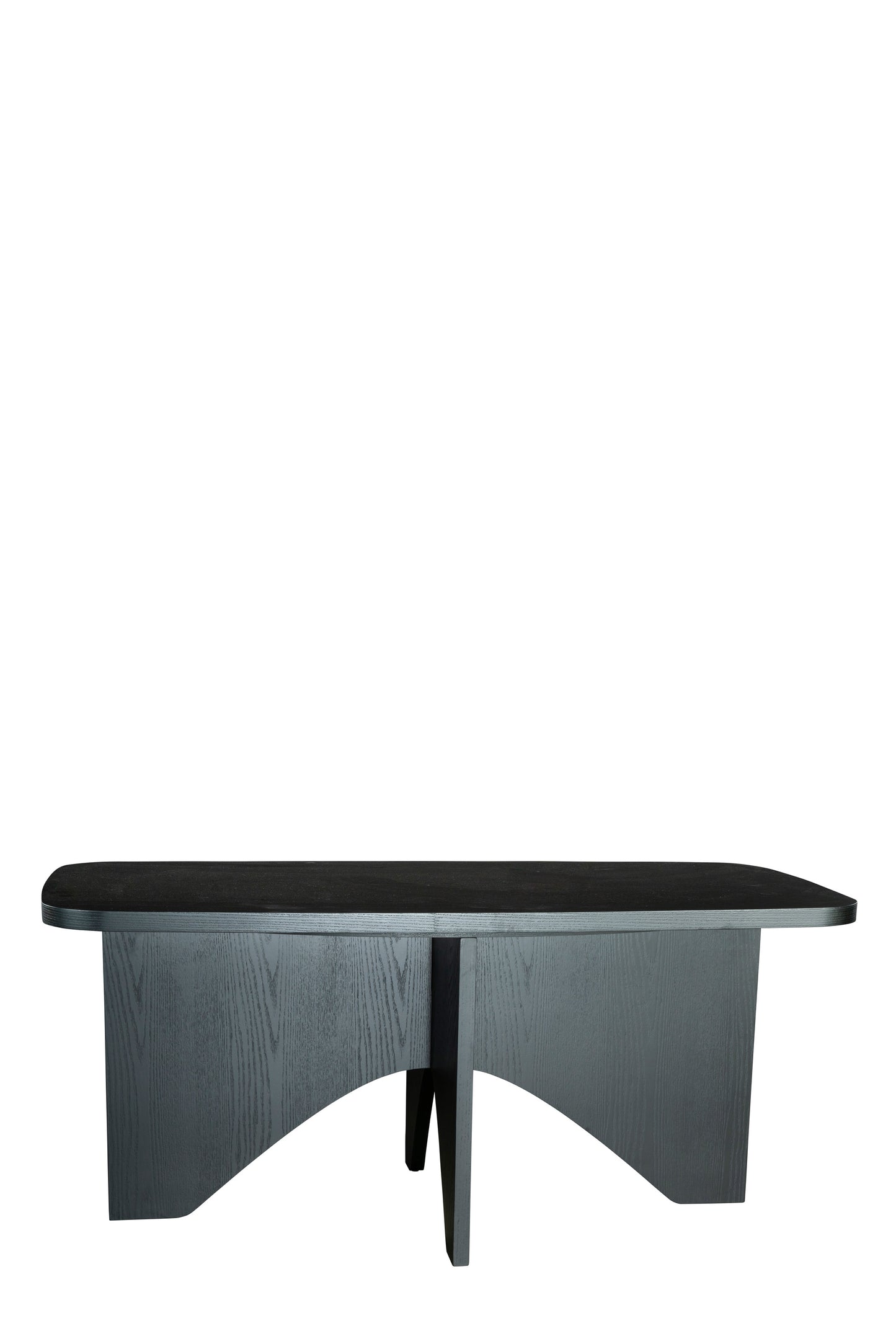 Finneas Rectangular Dining Table Set in Black and White