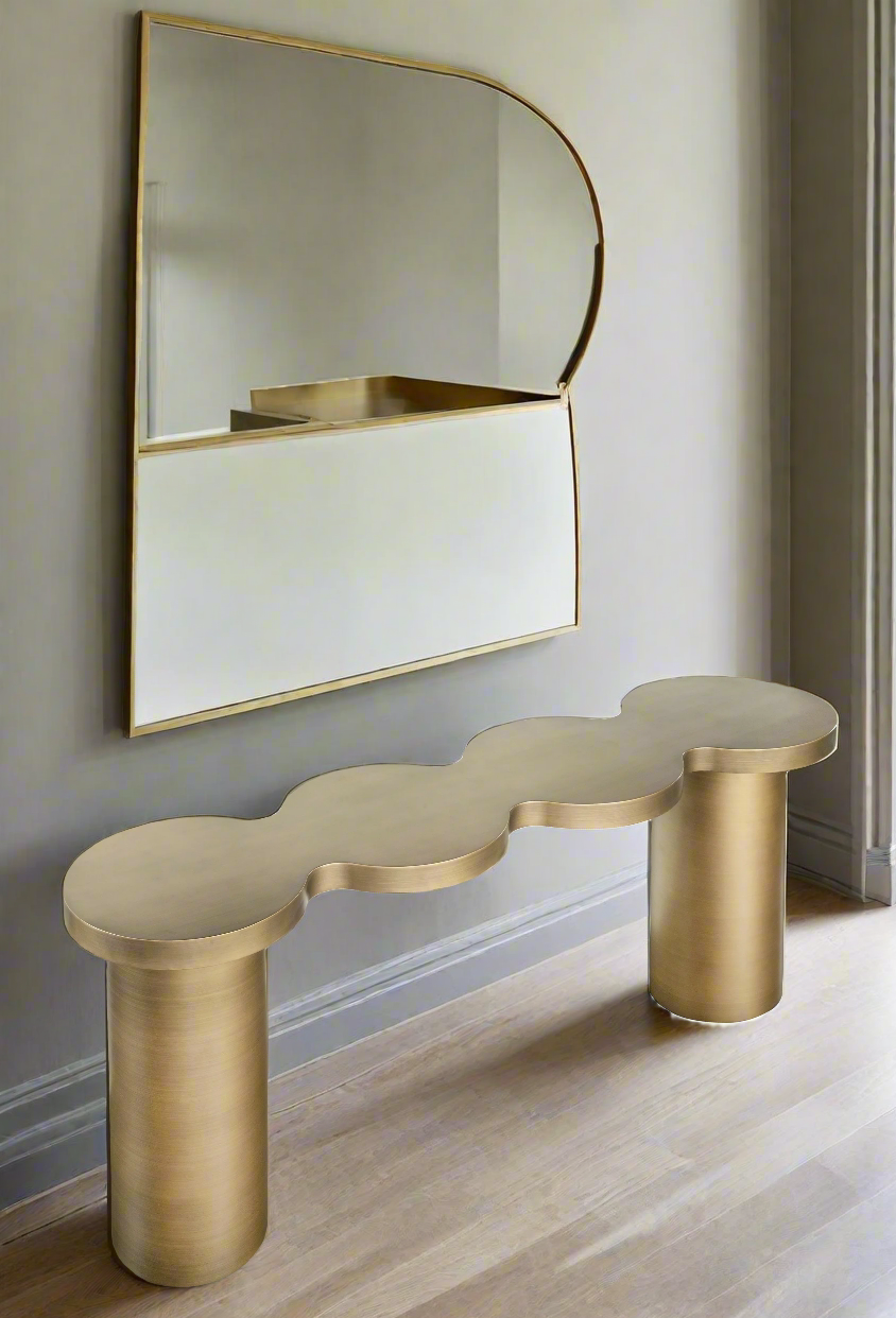 Modern Irregular Nuage Console Table