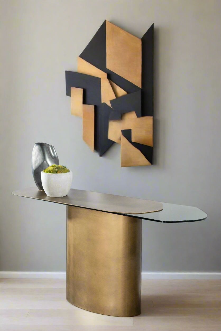 Modern Irregular Kaylee Console Table