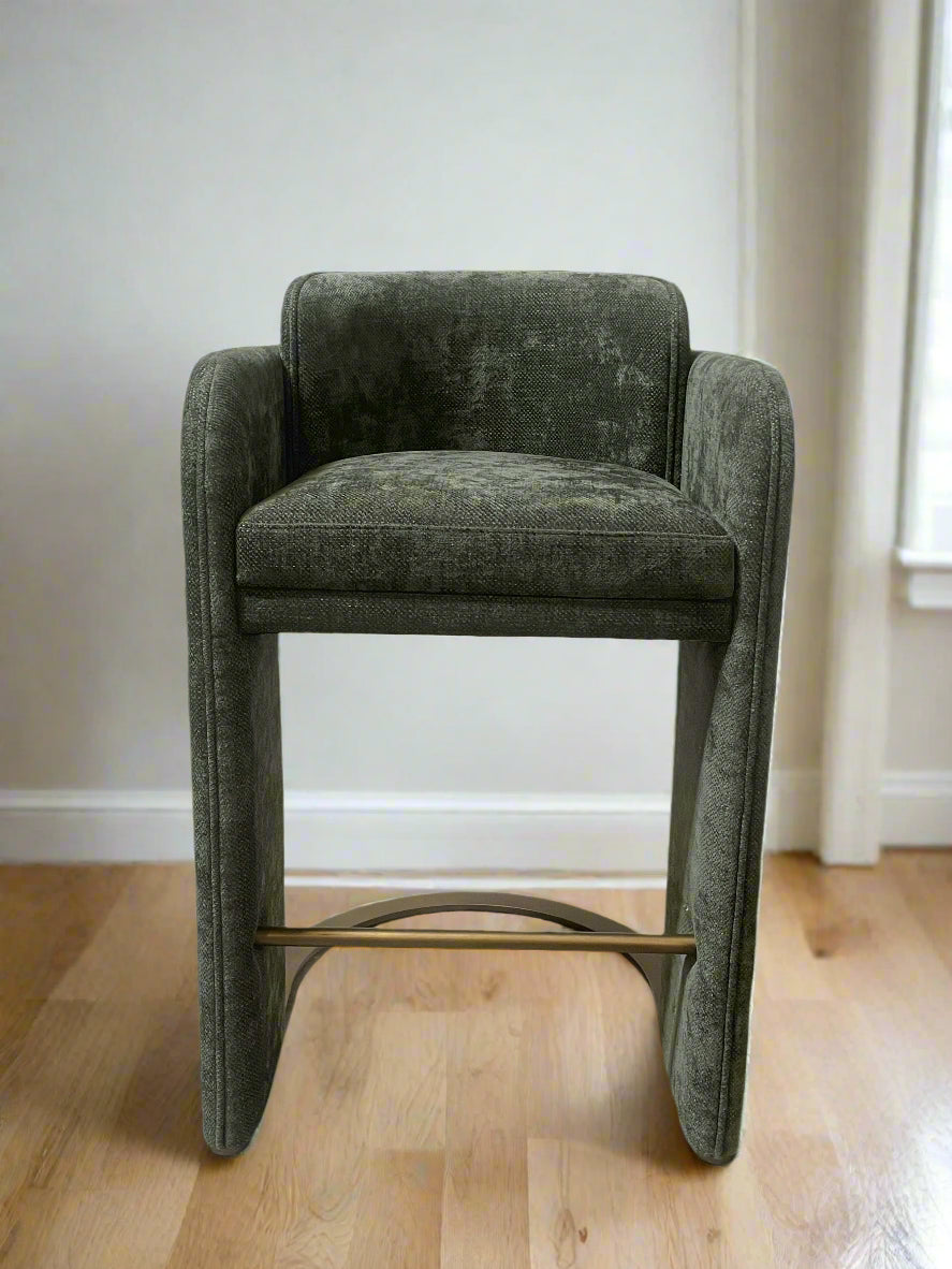 chenille velvet chair kitchen