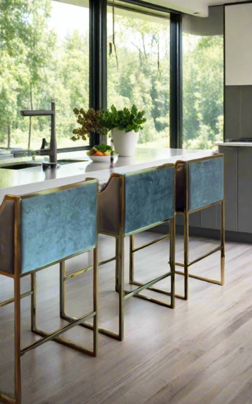 chic kitchen counter stools