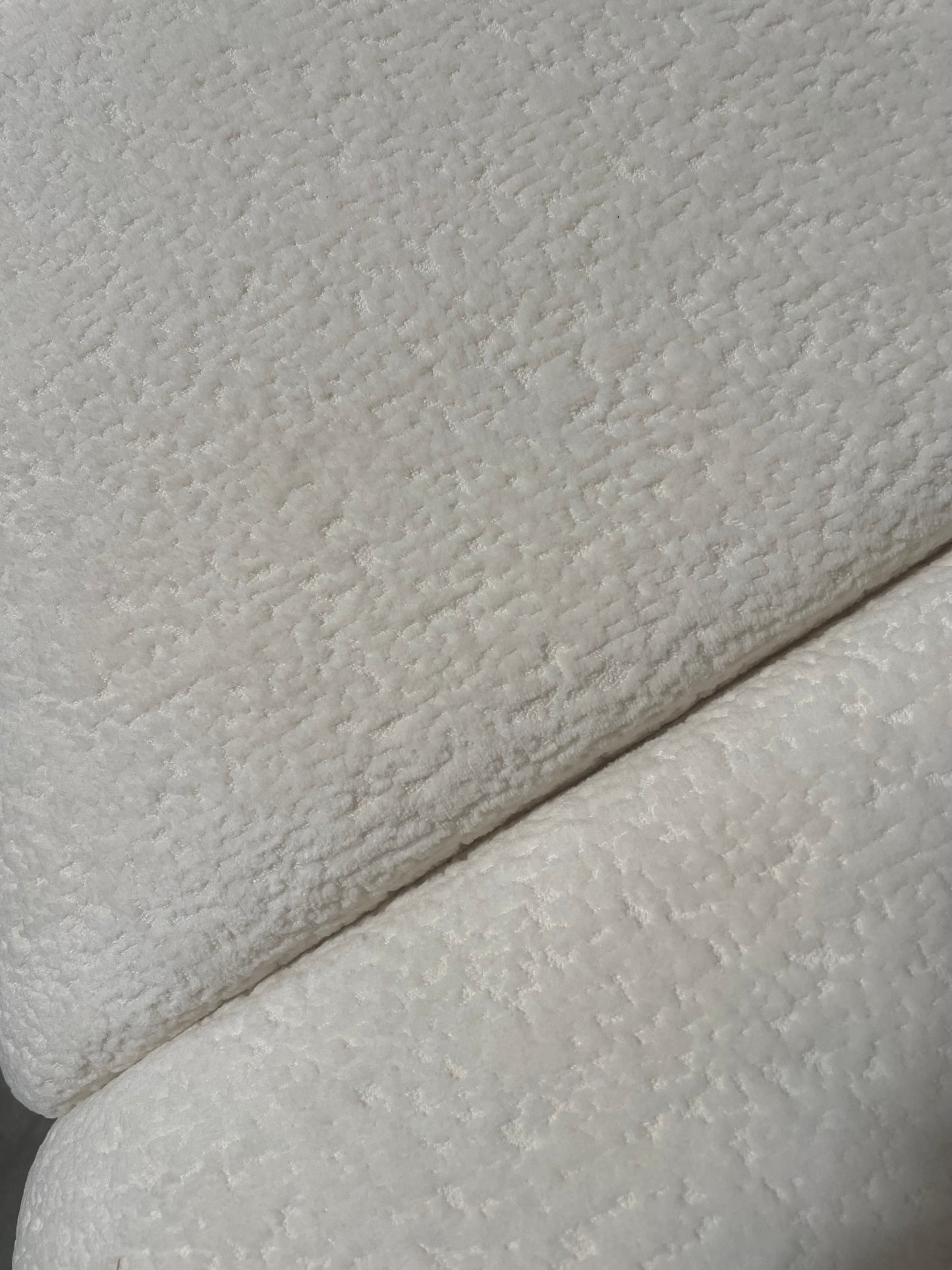 Le Croissant Modern Curved Sofa in White