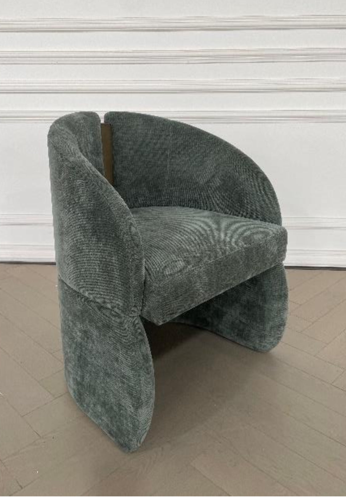 Bently Green and Gold Armchair Dining Chair