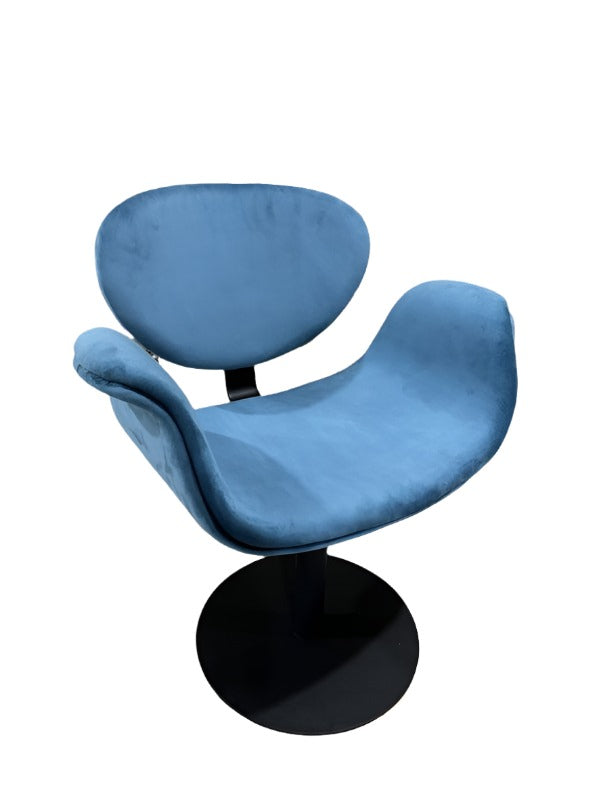 blue and black chair