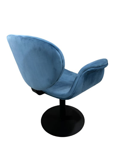 blue and black chair