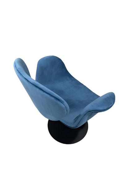 Tulip Swivel Chair in Blue