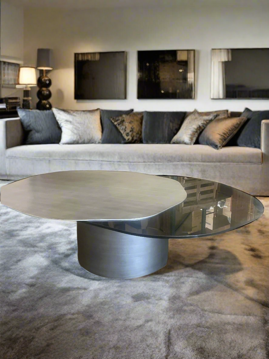 irregular shape coffee table