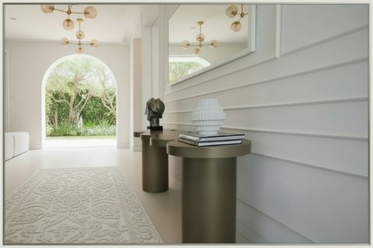 Modern Irregular Shape Nuage Console Table in Brass
