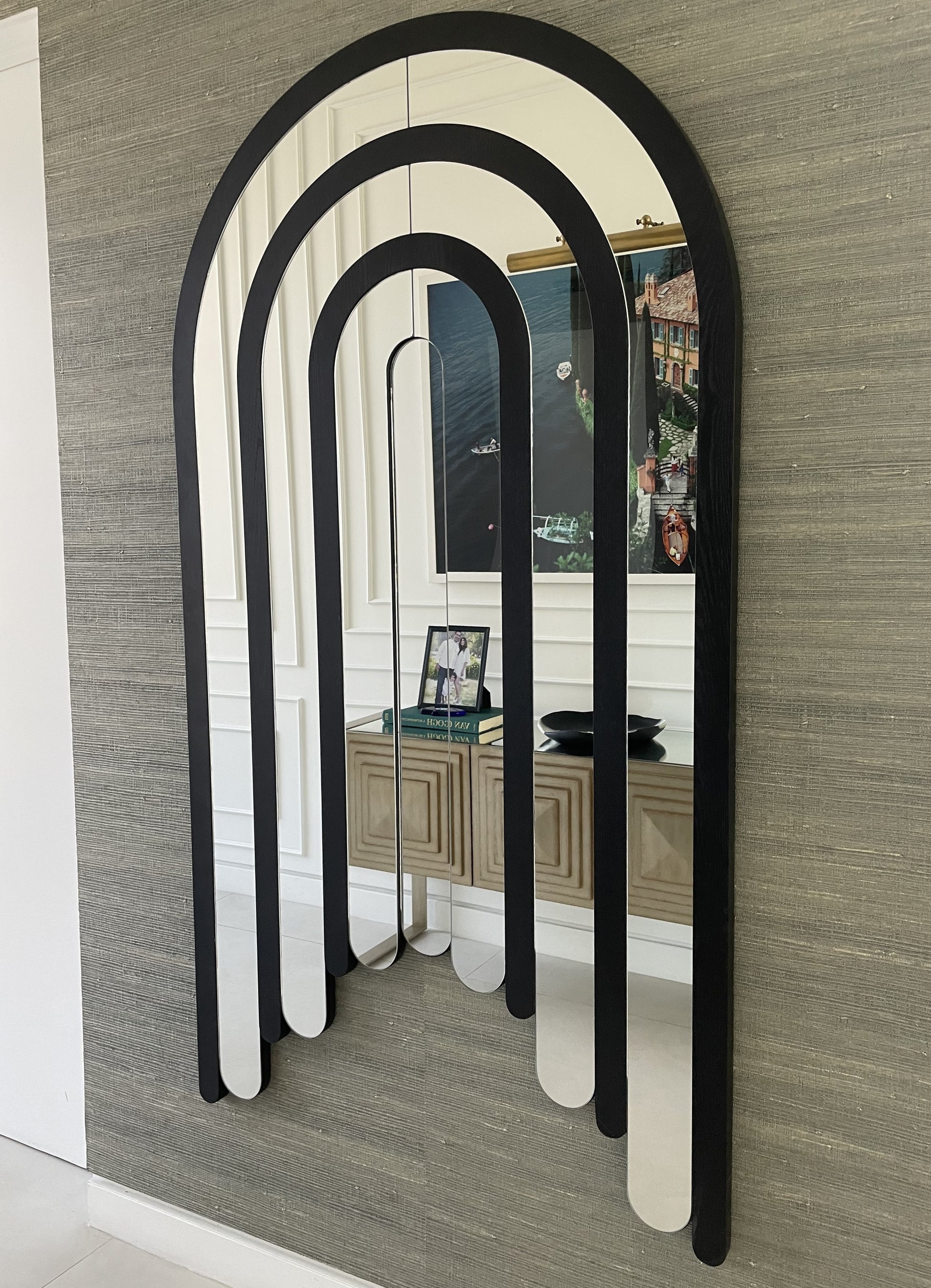 tall black full length mirror