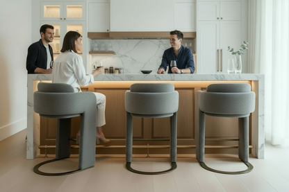 luxury gray counter stools
