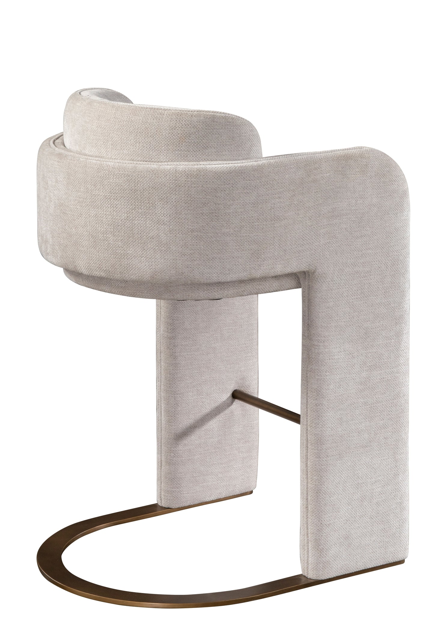 chenille velvet counter chair