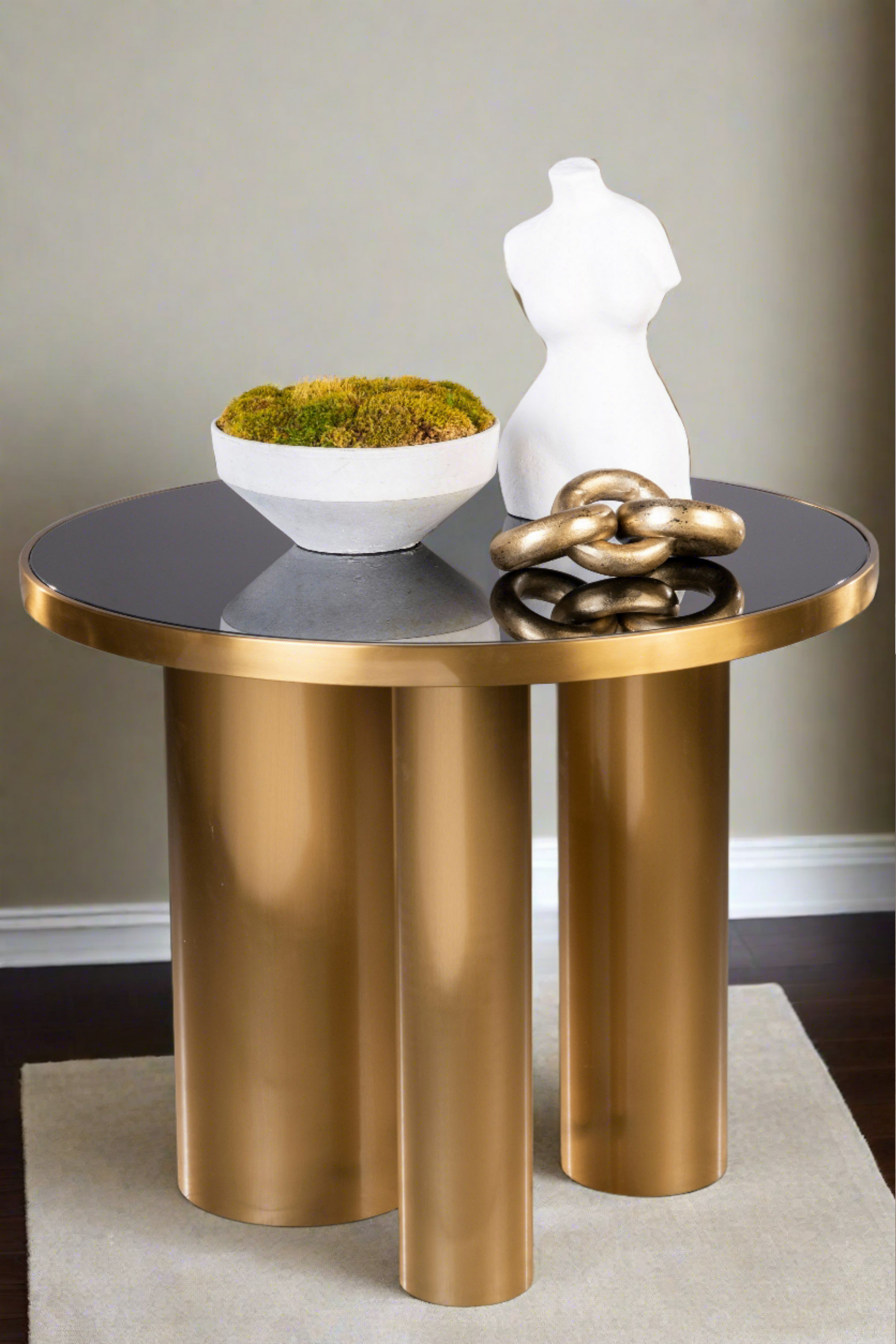 black glass top gold accent entry way  game , small dining table