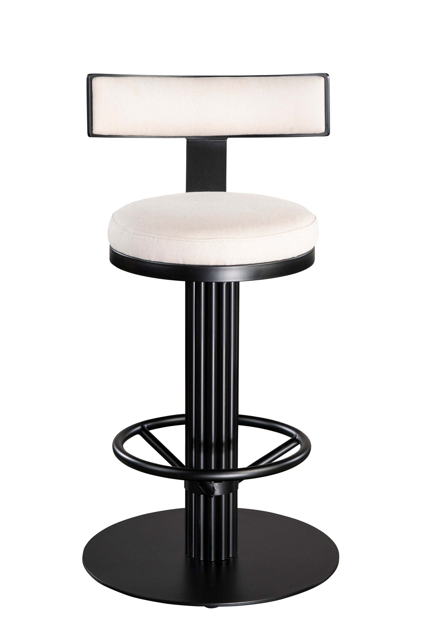 Oscar Swivel 26" Black Counter Chair