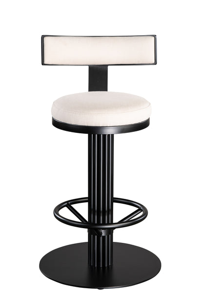 Oscar Swivel 26" Black Counter Chair