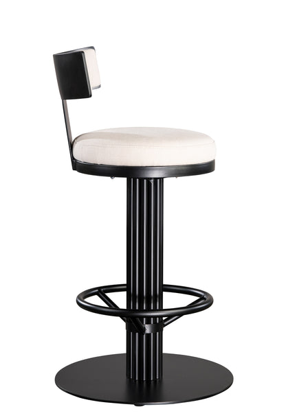 Oscar Swivel 26" Black Counter Chair