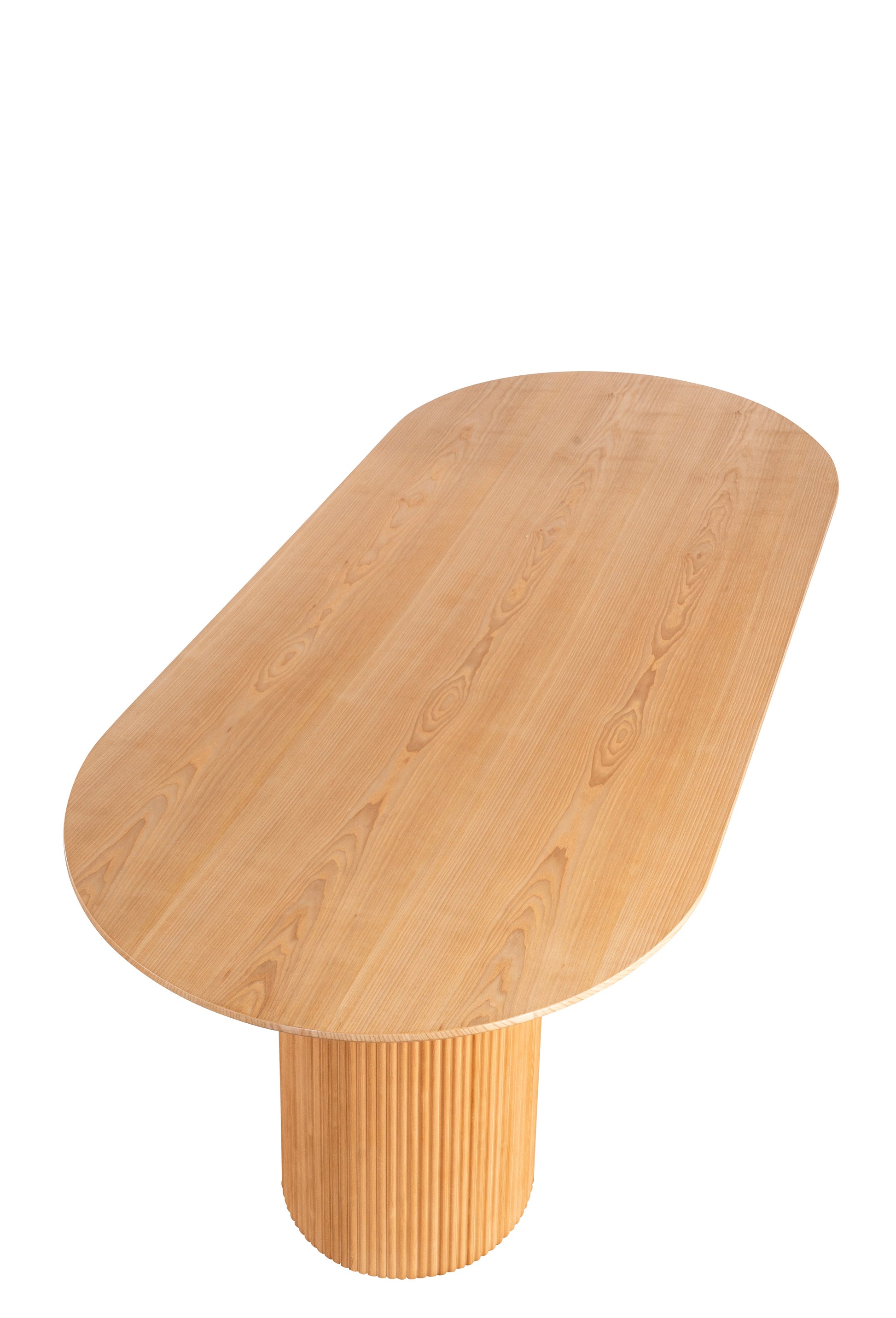 natural wood dining table