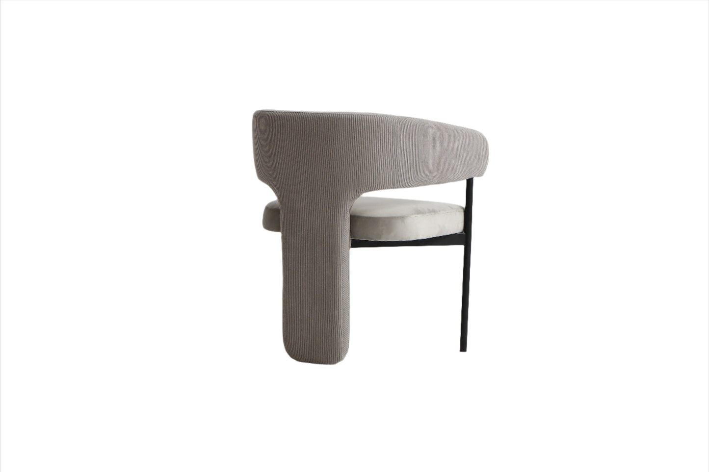 Sabrina Dining Armchair Chair in Gray