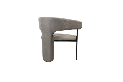 Sabrina Dining Armchair Chair in Gray