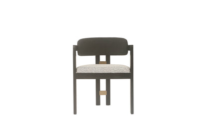 Conan Round Gold Dining Table Set for 6