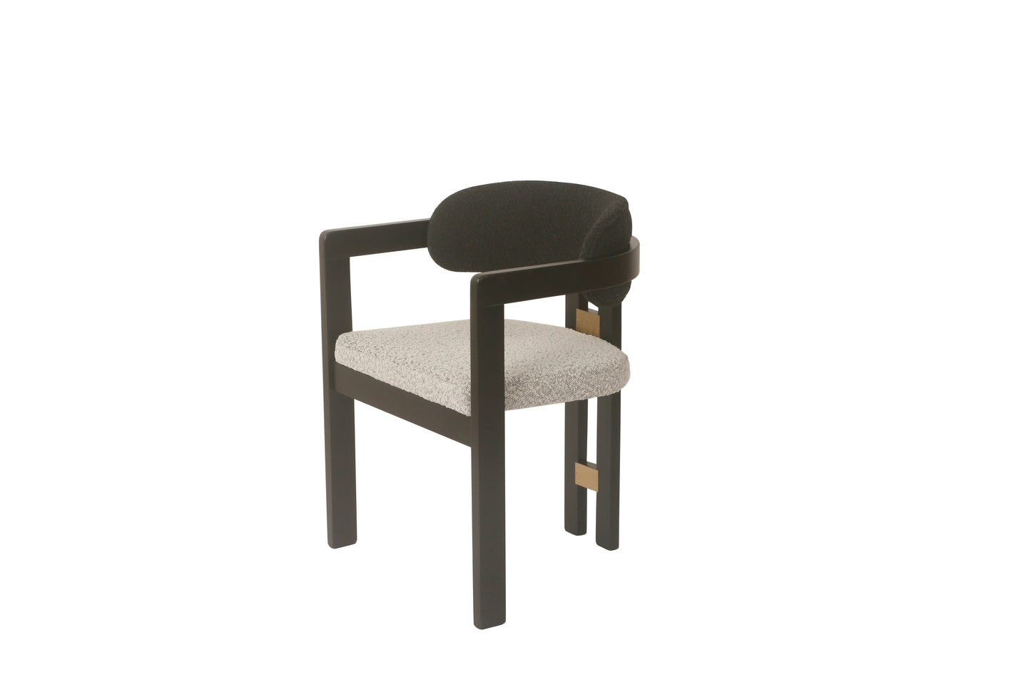 Conan Round Gold Dining Table Set for 6
