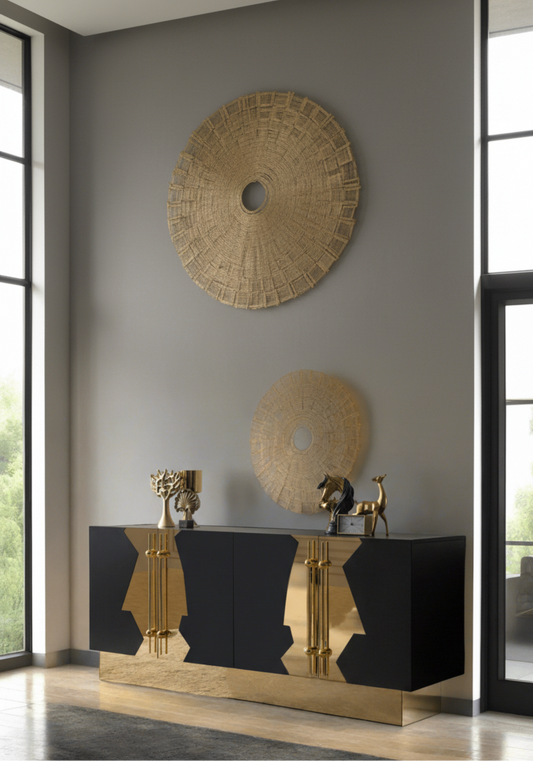 Callista Sideboard in Black and Gold