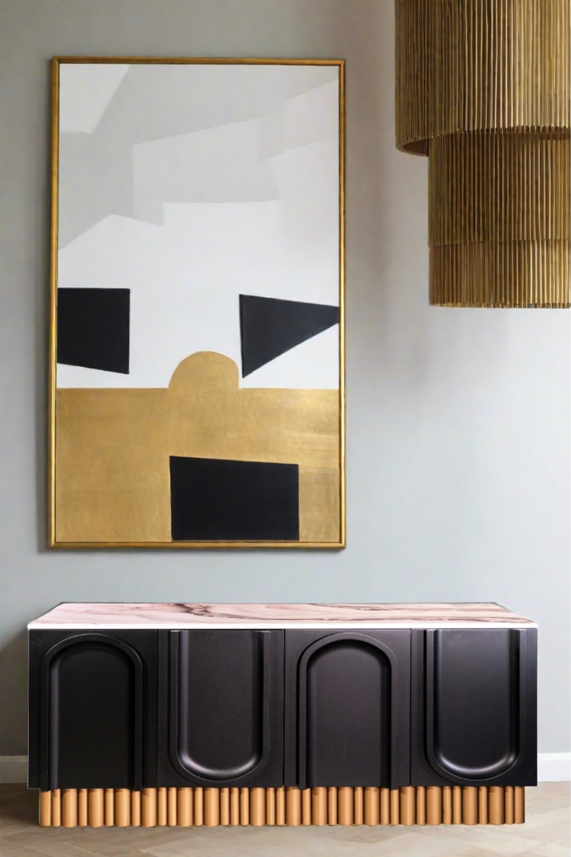 entry way modern credenza