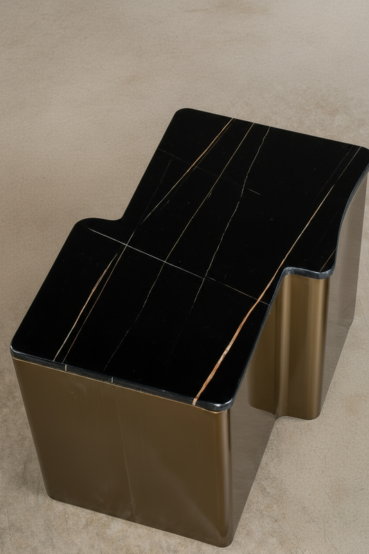 irregular shape end table