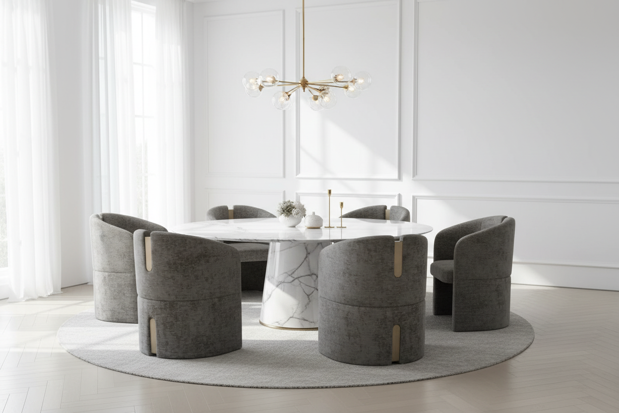 modern brown dining chairs