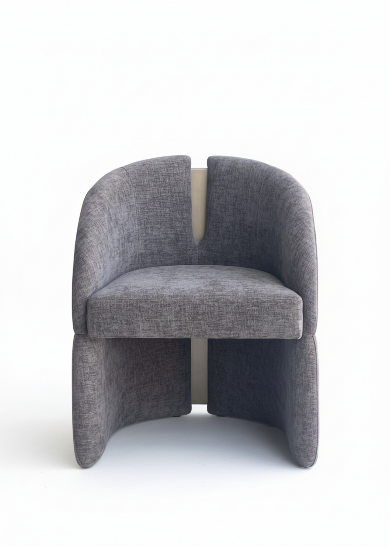 brown and gold velvet dining chair