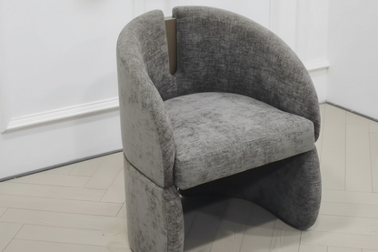 brown upholstered dining chair