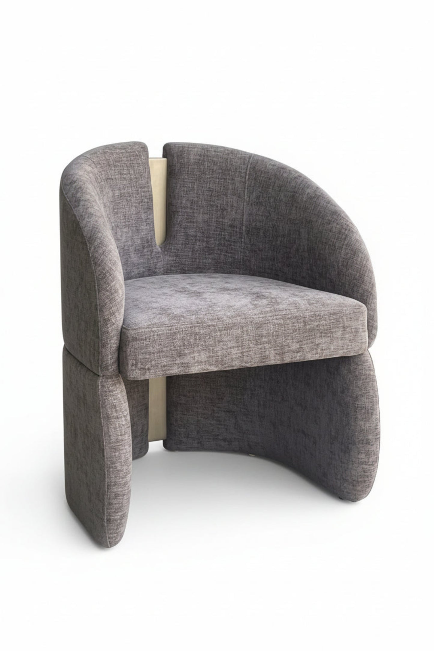 brown upholstered dining chair