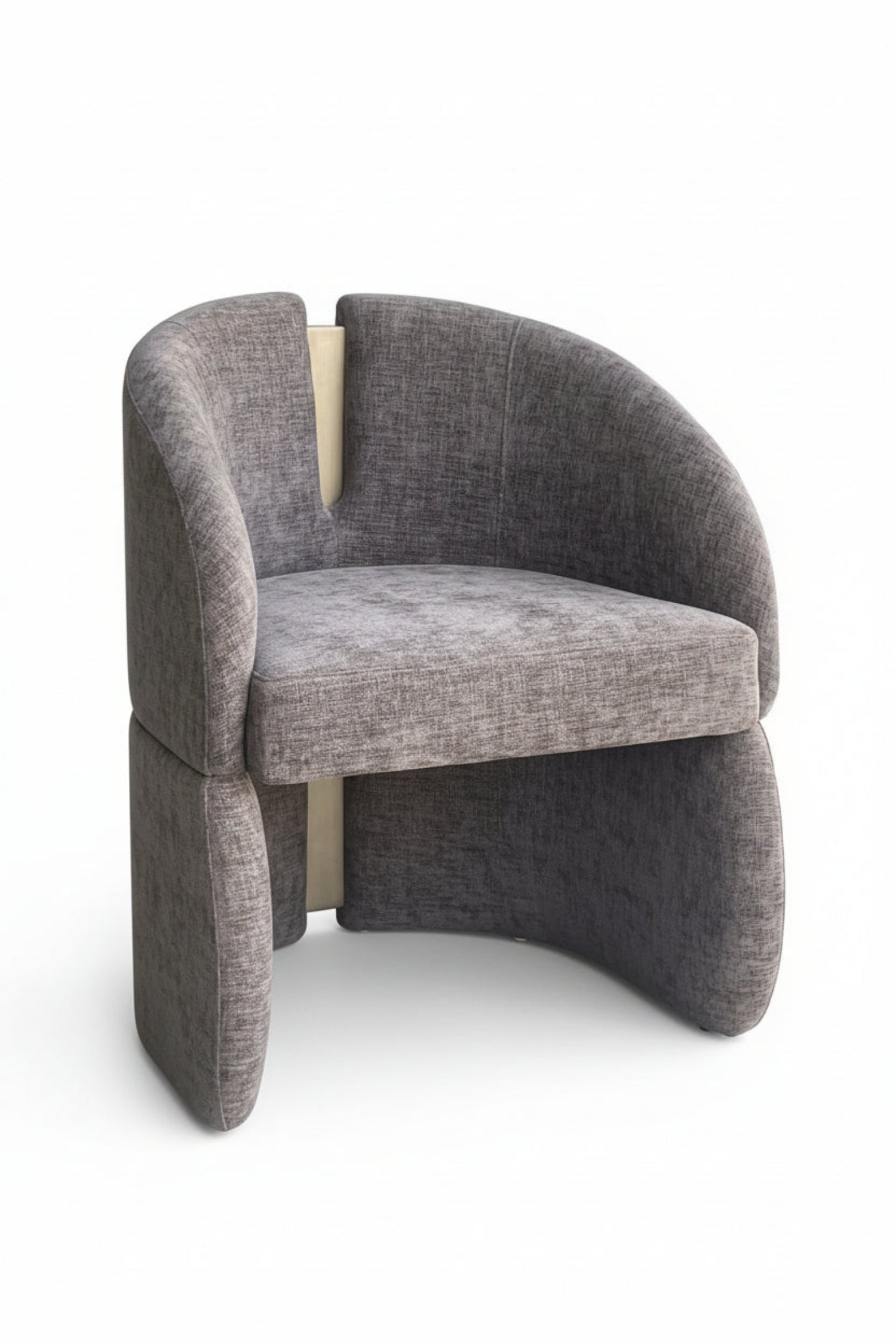 brown upholstered dining chair