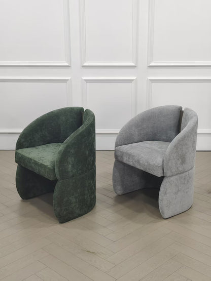 Bently Green and Gold Armchair Dining Chair