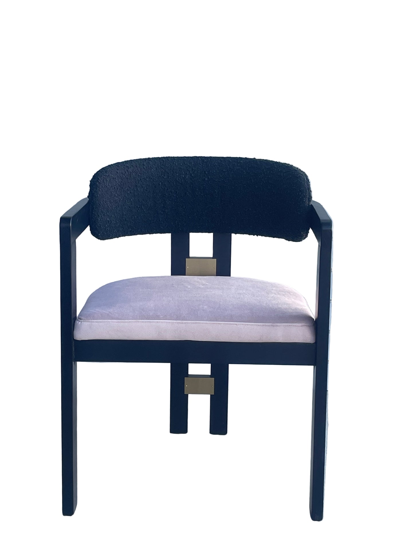 contemporary chic dining chair with arms