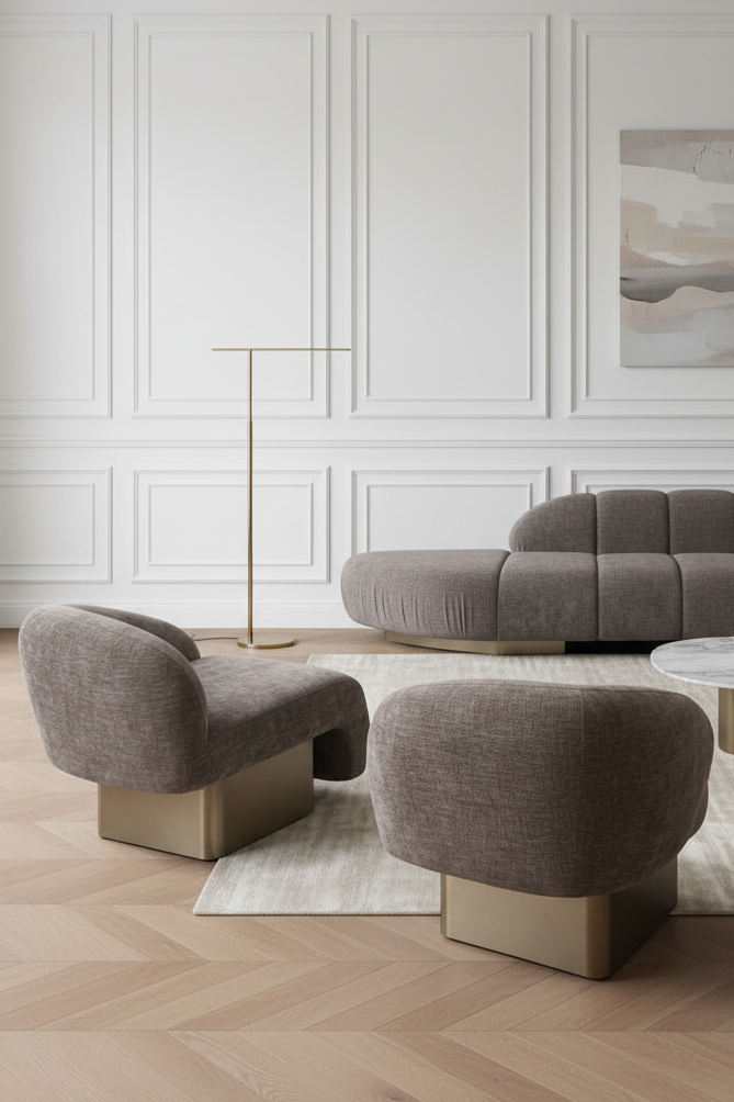 modern living room seating set