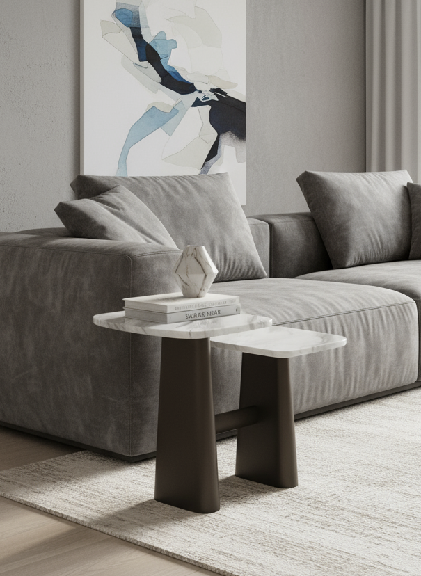 Kaia luxury side table by Statements by J