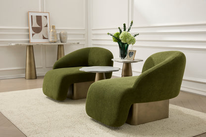 green living room accent chairs