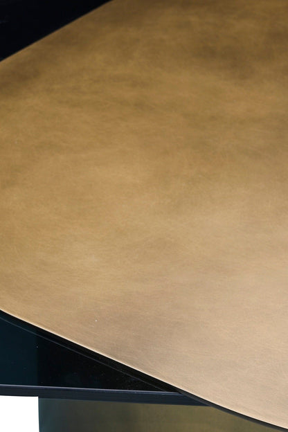 brass living room table
