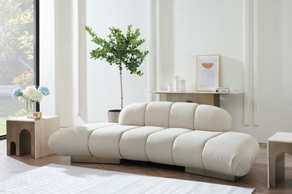 le croissant curved sofa
