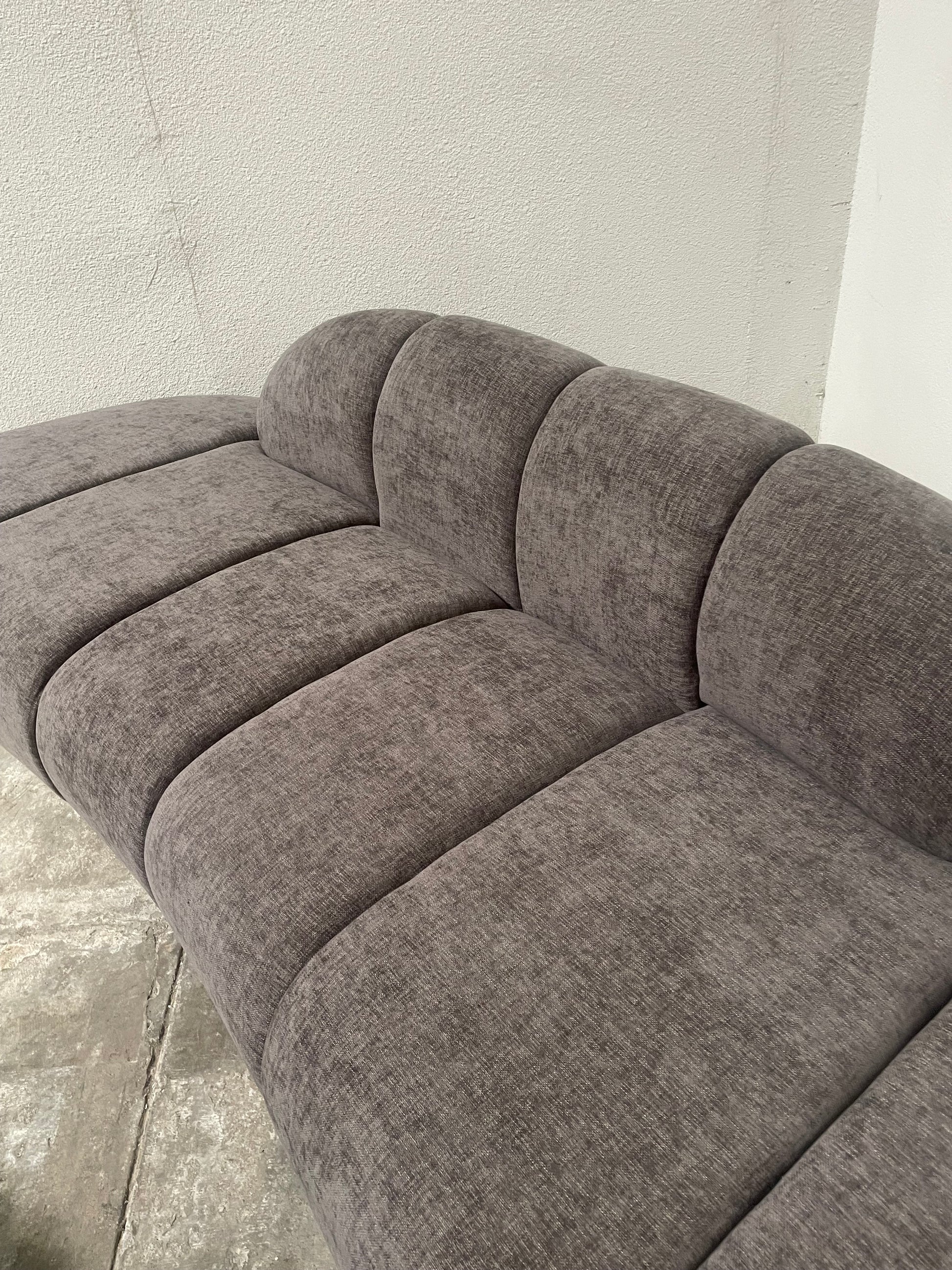 chenille velvet sofa