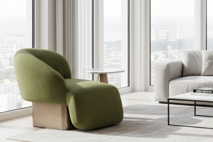 Modern green living room armchair by Statements by J