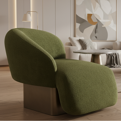 Kaia modern green armchair by Statements by J