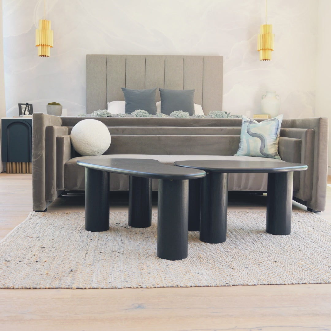 tufted velvet sofa