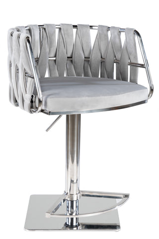 Milano Adjustable Swivel Bar /Counter Chair in Chrome