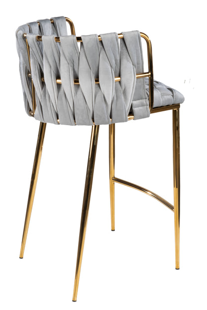 gray counter chair