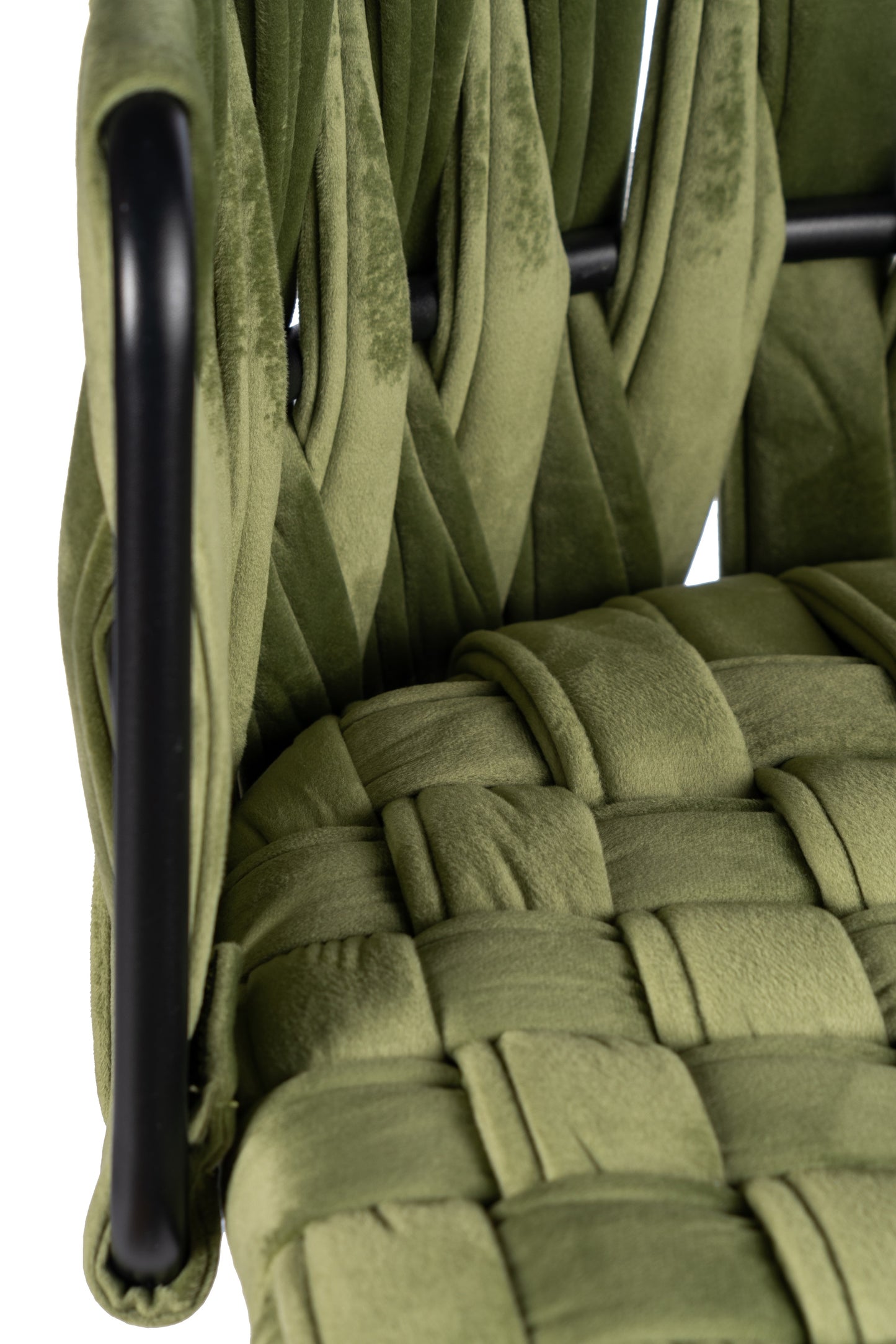 Milano Counter Chair in Green and Black