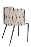 1538DC-BGE-Milano Dining Chair in Off White